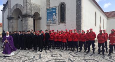 Bombeiros de Fátima com participação especial na Missa da Paróquia