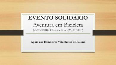 De Chaves a Faro<br>Ciclo-Aventura de apoio aos Bombeiros de Fátima
