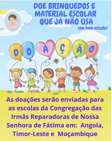 IRNSF promovem campanha solidária de recolha de brinquedos e material escolar para envio para Angola, Moçambique e Timor Leste