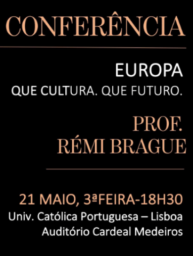 “Europa. Que Cultura. Que Futuro.” Rémi Brague em Portugal