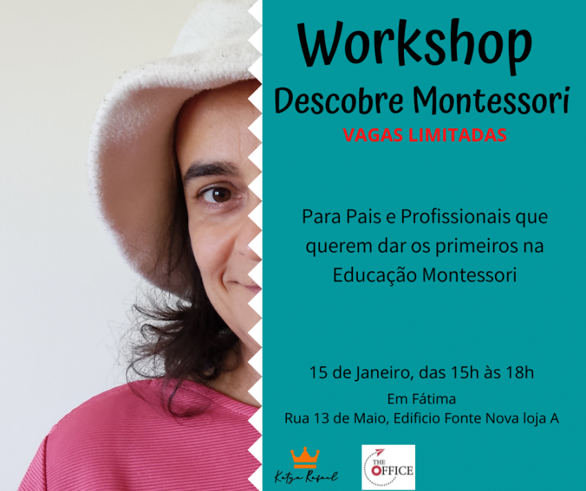 Leopoldina notícia - 15 janeiro de 2022: Workshop em pedagogia Montessori em Fátima