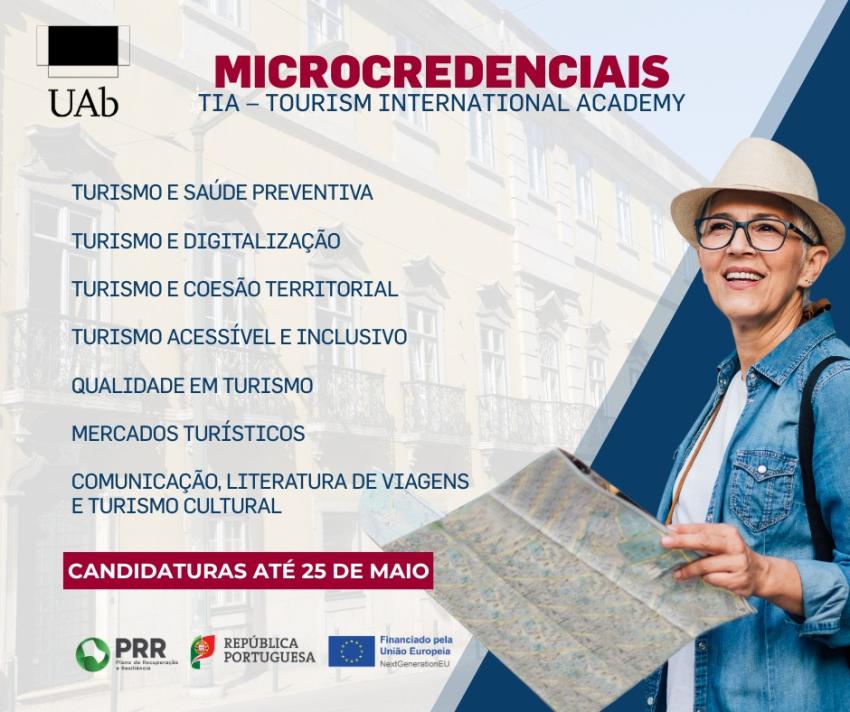 Leopoldina notícia - Tourism International Academy (TIA): Inscrições abertas para as sete novas Microcredenciais em Turismo