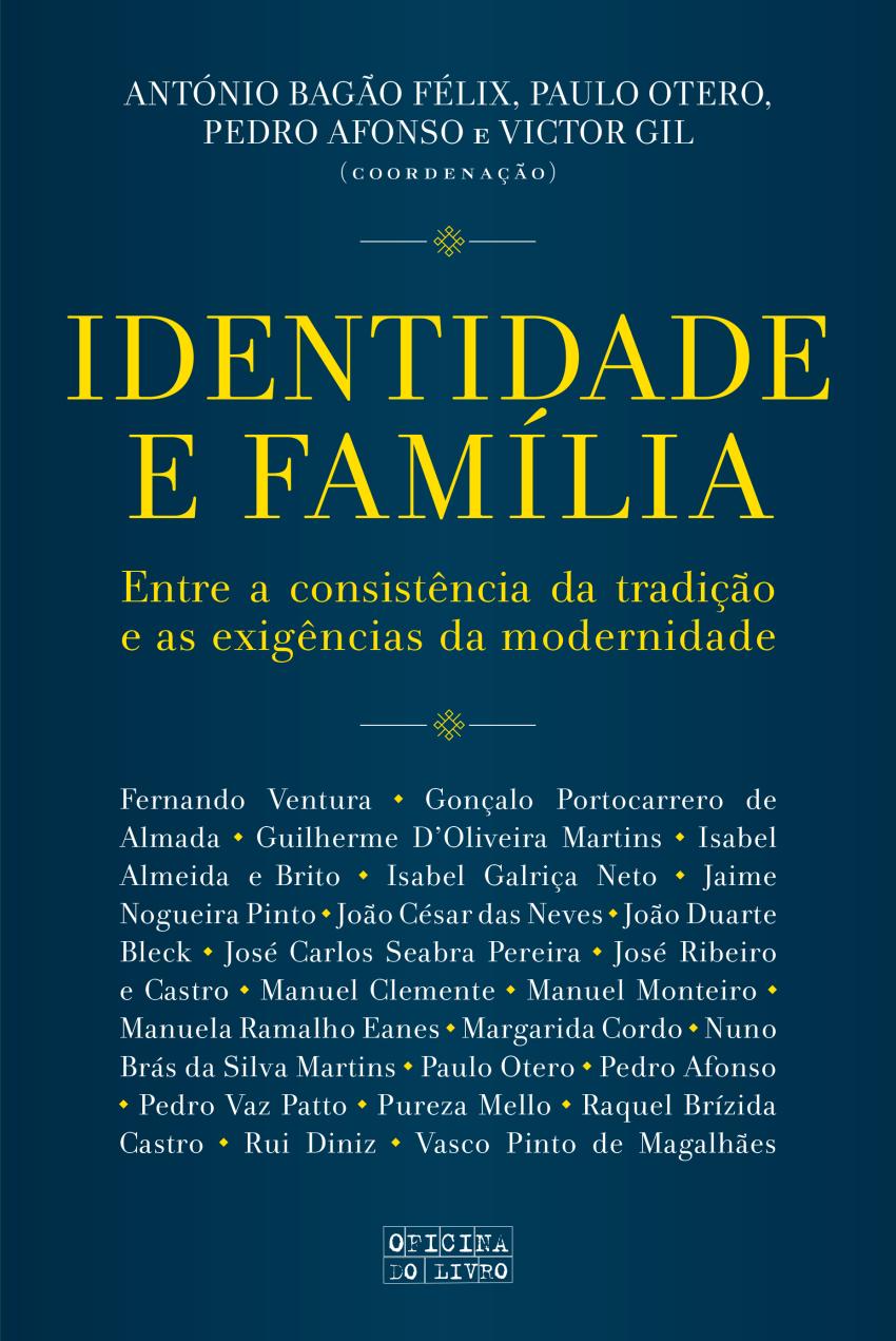 Leopoldina notícia - Livro - «Identidade e Família» apresentado a 8 de abril em Lisboa, pelo dr. Pedro Passos Coelho